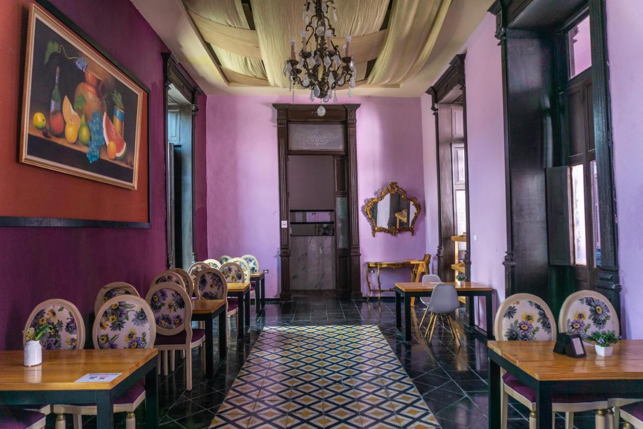 Hotel Lavanda Cas Merida Mérida Exterior foto Interior of the restaurant